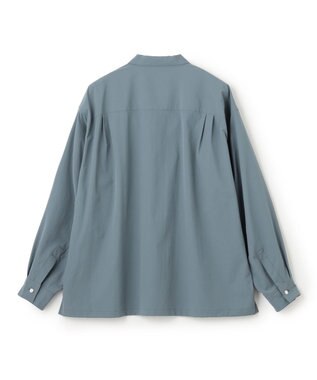 UNFILO MENS 【男女兼用】コンフォート カジュアル ワイドシャツ [24年秋冬商品] ダークブルー
