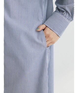 Green Parks アソートシャツワンピース Stripe Navy