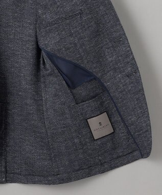 GOTAIRIKU 【宮田毛織】リネンジャージー カーディガンジャケット ネイビー系8