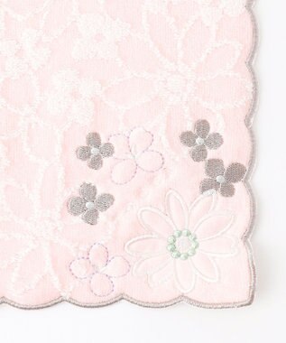 TOCCA 【TOWEL COLLECTION】DAISY GARDEN TOWELCHIEF タオルチーフ ピンク系