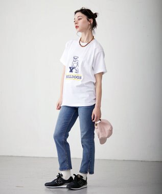 J.PRESS YORK STREET 【UNISEX】YALE × J.PRESS YORK STREET コラボTシャツ ホワイト系