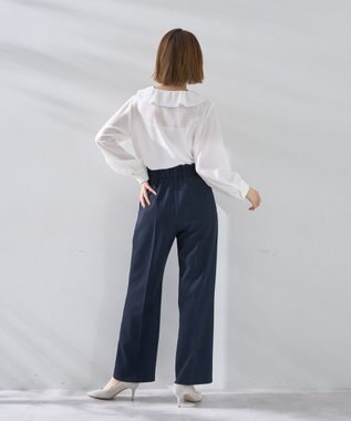 YECCA VECCA ラッフルブラウス White