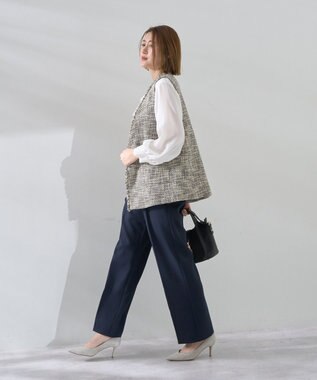 YECCA VECCA ラッフルブラウス White