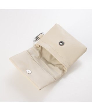 UNBILLION カシュカシュ cachecache / チュールメッシュヒョウ柄プリントトートＬ アイボリー