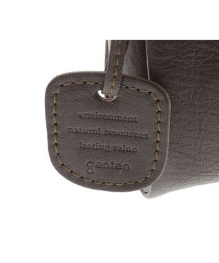 genten ゴートベーシック スクエアショルダーバッグ グレー