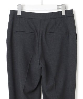 ICB L 【UVカット・洗える】ウール2WAYストレッチ スティックパンツ チャコール