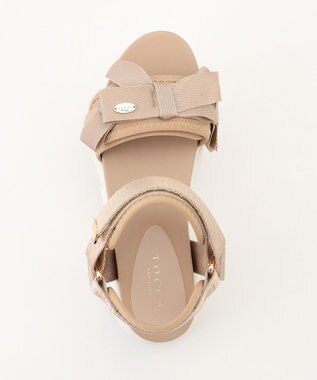 TOCCA RIBBON  SPORTS SANDALS サンダル ベージュ系