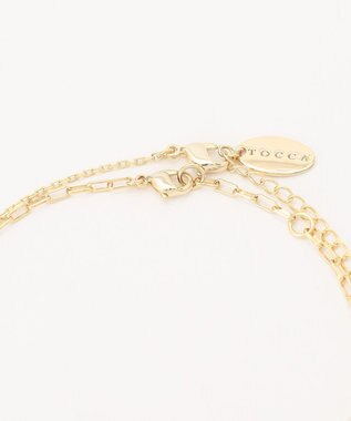 TOCCA LOGO CLOVER LAYERED NECKLACE ネックレス ゴールド系
