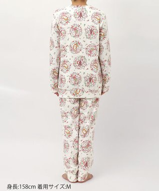 tsumori chisato SLEEP ツモリチサト パジャマ 長袖 長ズボン 綿100%(本体) あったか レディース  UDW451 /ワコール アイボリー