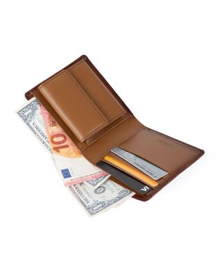 ACE BAGS & LUGGAGE LO HOMME PRESSE アルカイックAC 本革 小銭入れつき二つ折り財布 71895 ロ・オム・プレッセ ブラウン