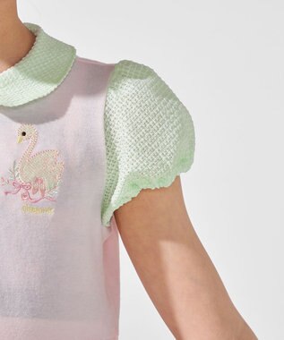 Chacott ジップアップワンピース ベビーピンク