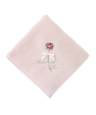 ローズ刺繍タオルハンカチ / Maison de FLEUR | ファッション通販