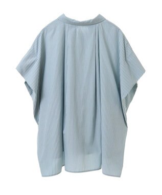 CRAFT STANDARD BOUTIQUE ステンサイドソリッドストライプブラウス① Stripe Sax