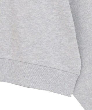 Green Parks Lucifer/ルシファー/レース英字ロゴスウェット Gray Mixture