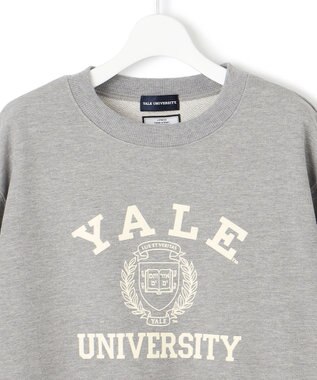 J.PRESS YORK STREET 【WOMEN】YALE × J.PRESS YORK STREET コラボショートスウェット ライトグレー系