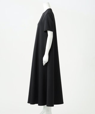 23区 L 【R(アール)】スキューバ フレアワンピース ブラック系