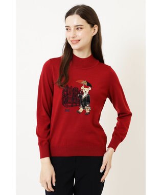 DAKS ダッフルコートベアハイネックニット