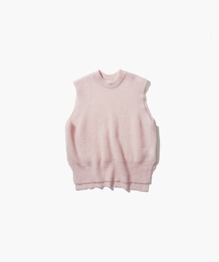ATON SUPER KID MOHAIR | クルーネックベスト PINK