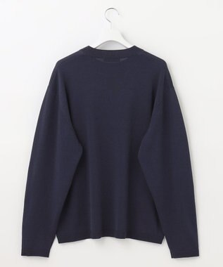 UNFILO MENS 【接触冷感】イージーケア ニットロングTEE [23年春夏商品] ネイビー