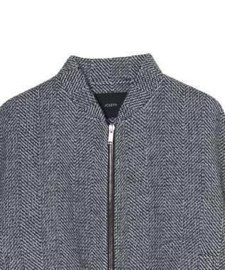 JOSEPH リニアダブルフェイスウールジャケット Ivory/Smoke