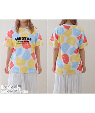 Mother garden しろたん Tシャツ 半袖  《総柄》 ユニセックス 総柄