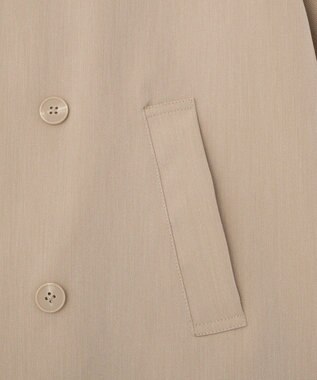 CRAFT STANDARD BOUTIQUE 半袖ダブルテーラードセットアップ Beige