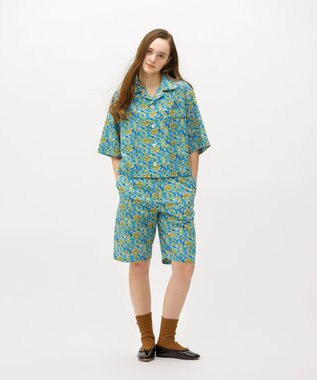 LENO LIBERTY PRINT SHORTS / リバティプリントショーツ BLUE