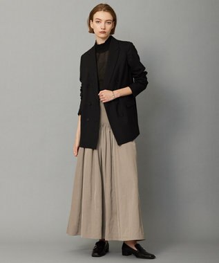 ICB 【洗える】ヴィスコースシアー ハイネックプルオーバー ブラック系