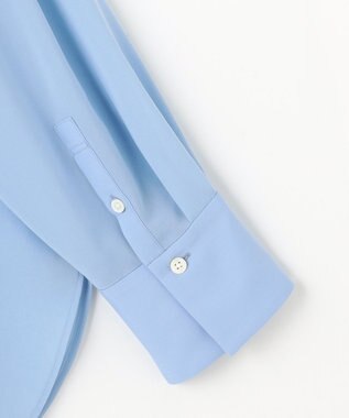 自由区 L シアー ブラウス サックス