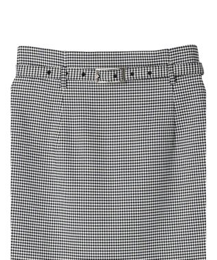 earth music&ecology チェックミニスカート Black