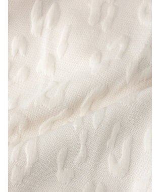 Green Parks ヒョウ柄ジャガードプルオーバー Ecru