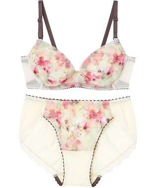 Wing WEB限定　ブラ＆ショーツセット　3/4カップブラ　ウイング／ワコール　CB3710 ベージュ