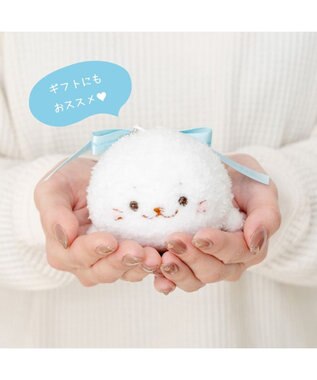 Mother garden しろたん リボンキーホルダー 《しろたん》 しろたん