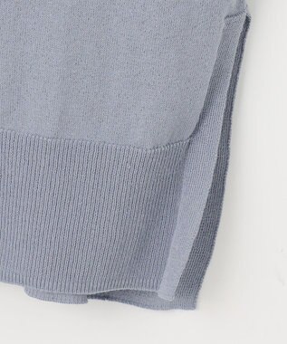 J.PRESS LADIES L 【洗える・UVケア】サマー カーディガン ダルブルー系