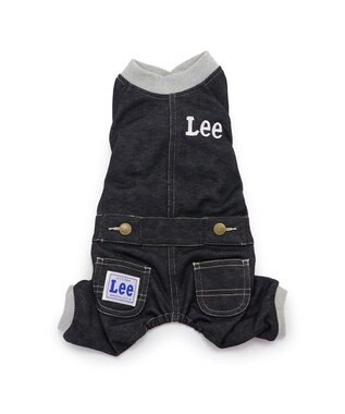 PET PARADISE Ｌｅｅ ニット デニム ロンパース 小型犬 紺（ネイビー・インディゴ）