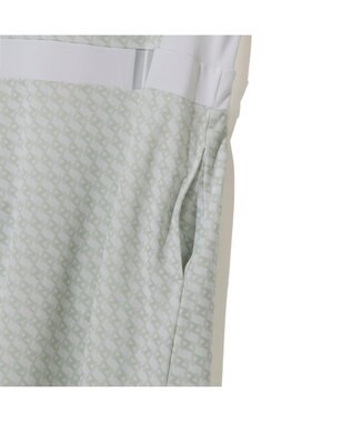 ZERO HALLIBURTON モノグラム柄ノースリーブワンピース ZHG-W6S7b 85221 ホワイト