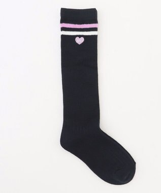 ANY KIDS ハートワンポイント　ハイソックス