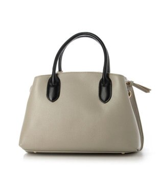 UNBILLION perche ゴートユーティリティヒネリかぶせトートS グレーブラック