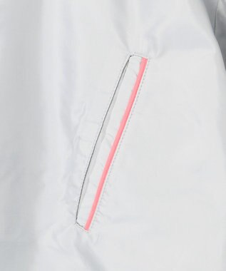 23区GOLF 【WOMEN】【撥水】ブライトタフタ ブルゾン ライトグレー系