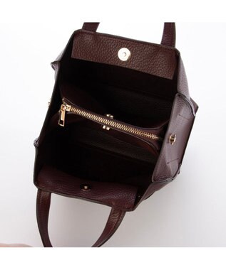 UNBILLION カシュカシュ cachecache / スクエア2wayミニバッグ ワイン