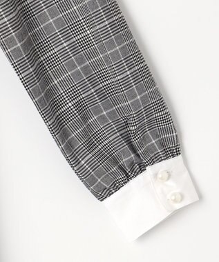 ANY KIDS 長袖 ワンピース グレンチェック