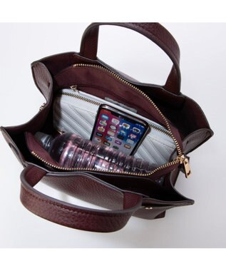 UNBILLION カシュカシュ cachecache / スクエア2wayミニバッグ ワイン