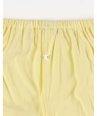 une nana cool 【綿100%】スビン天竺 半袖開襟パジャマ MADE WITH LIBERTY FABRIC イエロー