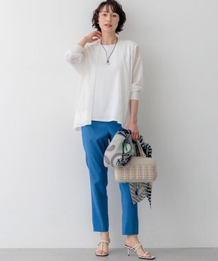 23区 【先行予約】ジョーゼットフレンチスリーブ カットソー ホワイト系