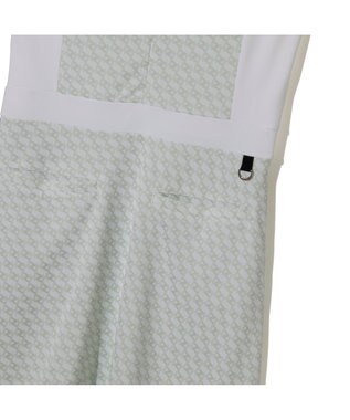 ZERO HALLIBURTON モノグラム柄ノースリーブワンピース ZHG-W6S7b 85221 ホワイト