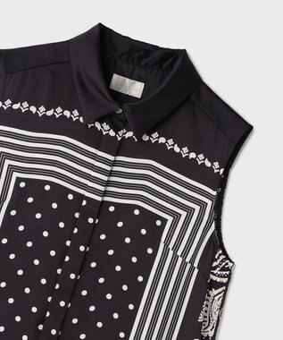 GRACE CONTINENTAL バンダナコンビドレス ブラック