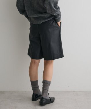 CRAFT STANDARD BOUTIQUE ウエストコードハーフパンツ Black