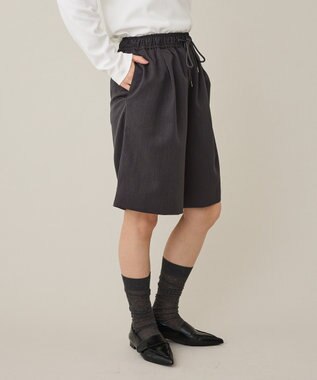 CRAFT STANDARD BOUTIQUE ウエストコードハーフパンツ Gray