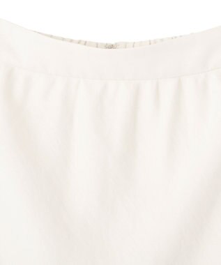 Green Parks 光沢サテンナロースカート Ivory