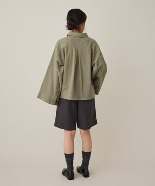 CRAFT STANDARD BOUTIQUE ウエストコードハーフパンツ Gray